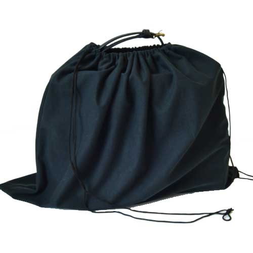 BLACK MICROFIBER DUST BAG