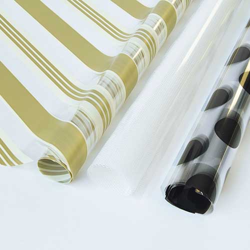 CELLOPHANE - DOTS STRIPE SWIRL