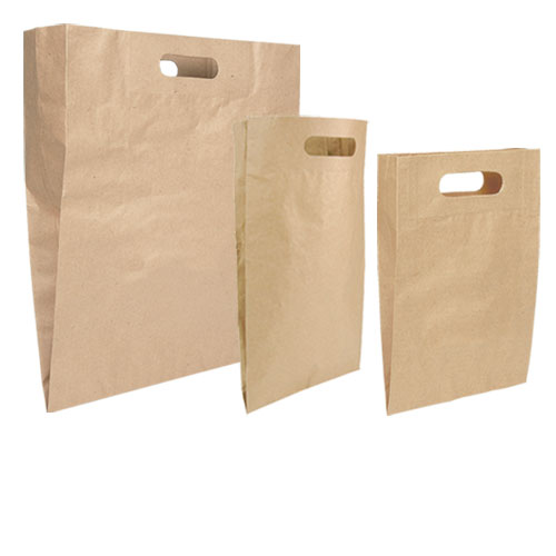 KRAFT MERCH. DIE CUT BAG