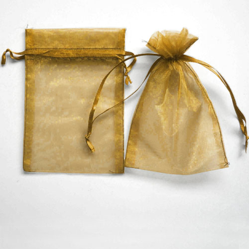 Organza Pouches Gold